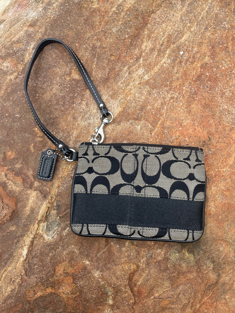 Coach Signature Canvas Small Wristlet (CSR)